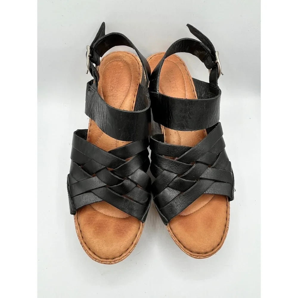 Born black leather
